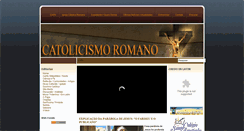 Desktop Screenshot of catolicismoromano.com.br