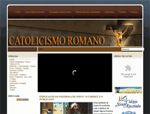 Tablet Screenshot of catolicismoromano.com.br